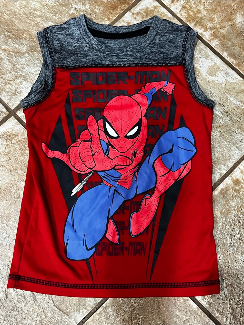 Marvel Spider Man Tank Top Toddler Tank Top Boys Tank Top Boys 5T